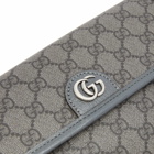 Gucci Men's GG Supreme Jacquard Belt Bag in Grey/Black