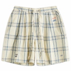 Story mfg. Women's Bridge Shorts in French Gingham Interrupted