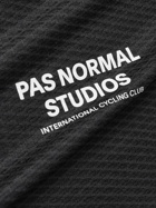 Pas Normal Studios - Logo-Print Mesh Cycling Base Layer - Black