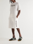 Missoni - Wide-Leg Logo-Appliquéd Cotton-Jersey Drawstring Shorts - White