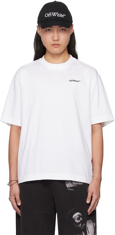 Photo: Off-White White Tattoo Arrow Skate T-Shirt