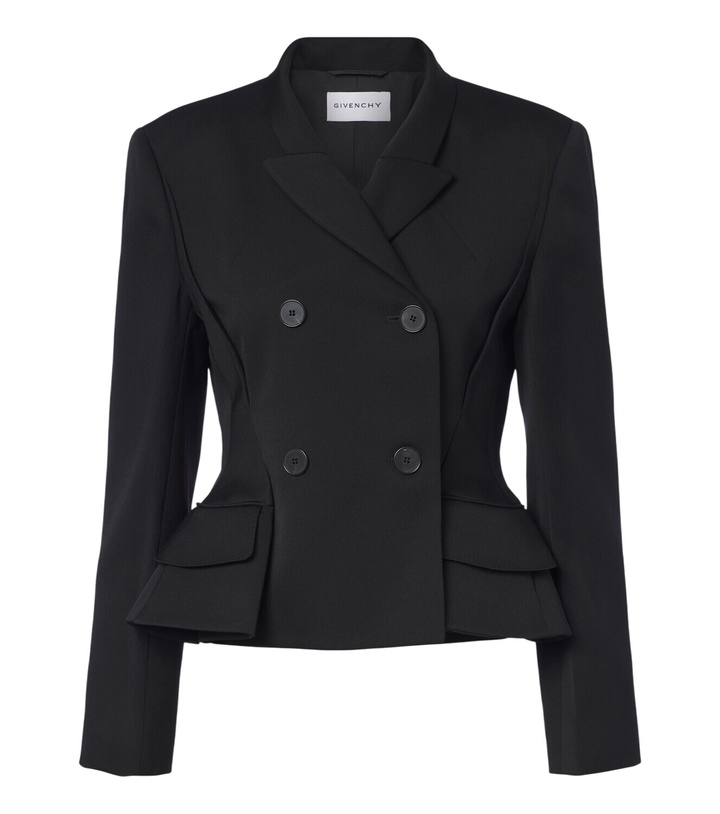 Photo: Givenchy Pinch peplum wool gabardine jacket