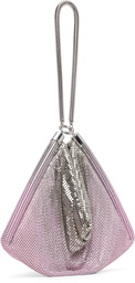 Rabanne Silver & Pink Chainmail Pocket Bag