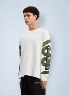 Palm Angels Snake Box Logo Long Sleeve T-Shirt