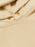 Les Tien - Garment-Dyed Cotton-Jersey Hoodie - Neutrals