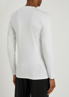 Tom Ford Henley Stretch-cotton top White