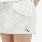 Calvin Klein Women's Bomber Jacket Mini Skirt in Icicle