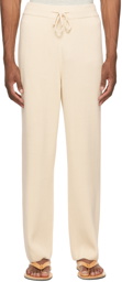 LE17SEPTEMBRE Off-White Knit Trousers