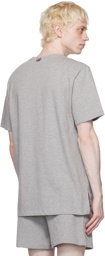 Thom Browne Gray Side Slit T-Shirt