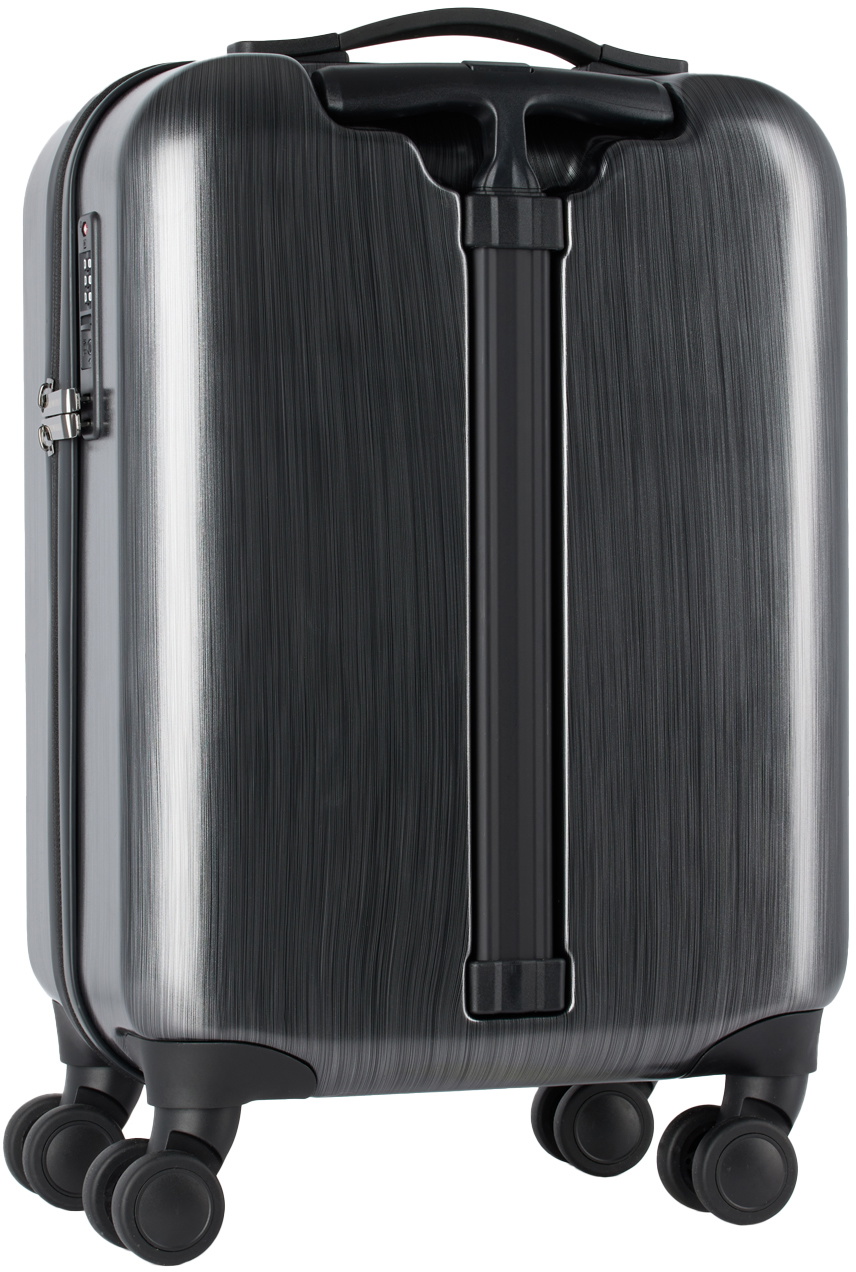 Emporio Armani Gray Carry On Suitcase