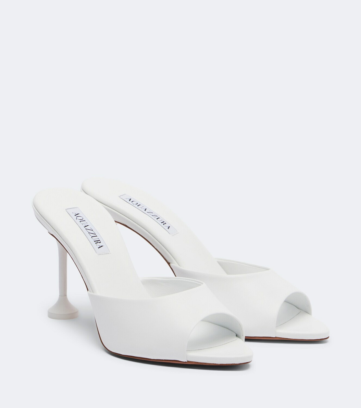 Aquazzura Bisous leather mules