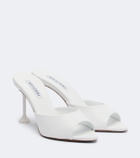 Aquazzura Bisous leather mules