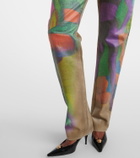 Versace Printed straight jeans