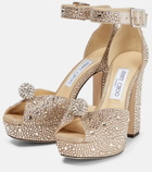 Jimmy Choo - Socorie 120 embellished leather sandals