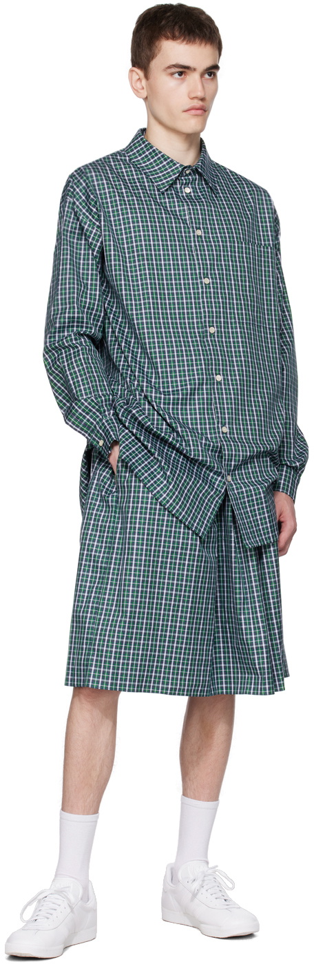 CHLOé NARDIN Green Check Skirt