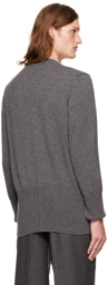 T/SEHNE SSENSE Exclusive Gray Scarf Sweater