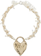 Renli Su Silver Musée Roo Edition Heart Pendant Necklace
