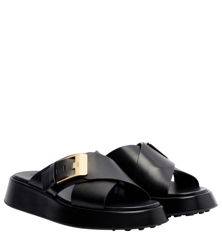 Photo: Tod's Leather slides