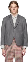 Thom Browne Grey Shrunken Sack Sport Blazer