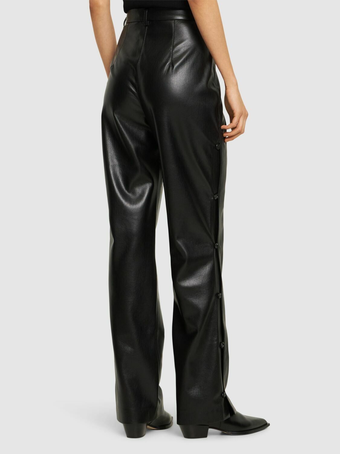 NANUSHKA - Felina Straight Faux Leather Pants