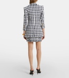 Balmain Houndstooth tweed blazer
