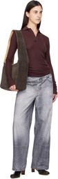 OUR LEGACY Brown Grande Brick Bag