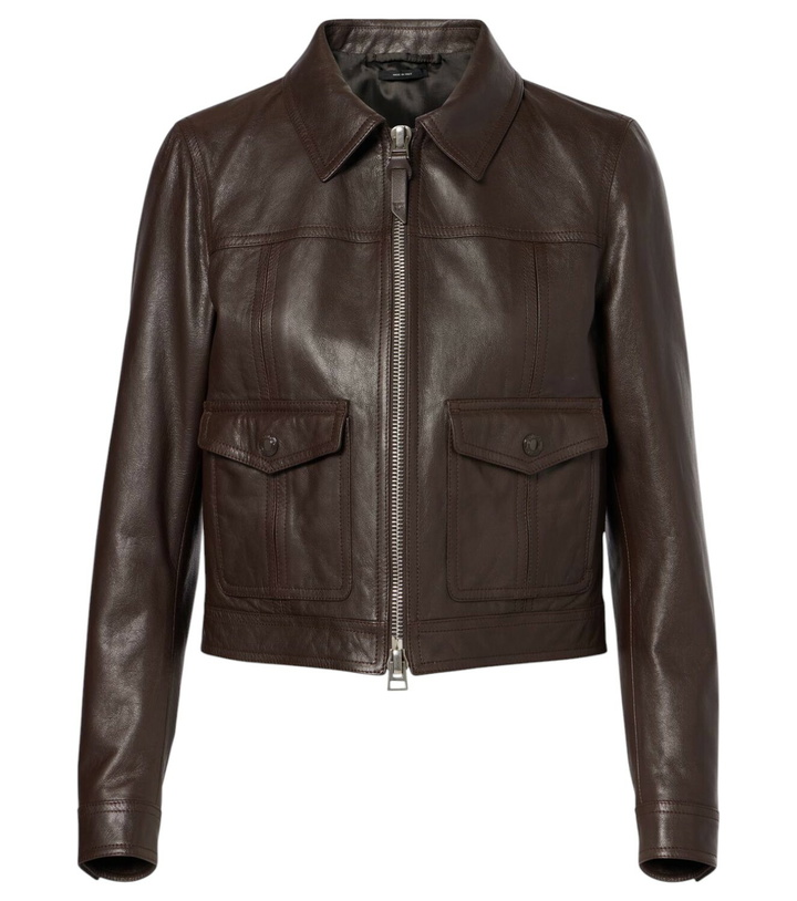 Photo: Tom Ford Leather biker jacket