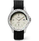 Timex - Archive Navi World Time 38mm Stainless Steel and Nylon-Webbing Watch - Neutrals