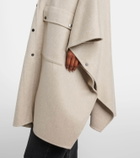 Brunello Cucinelli Hooded cashmere cape