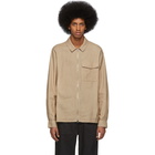 Schnaydermans Beige Zipshirt Structure Jacket