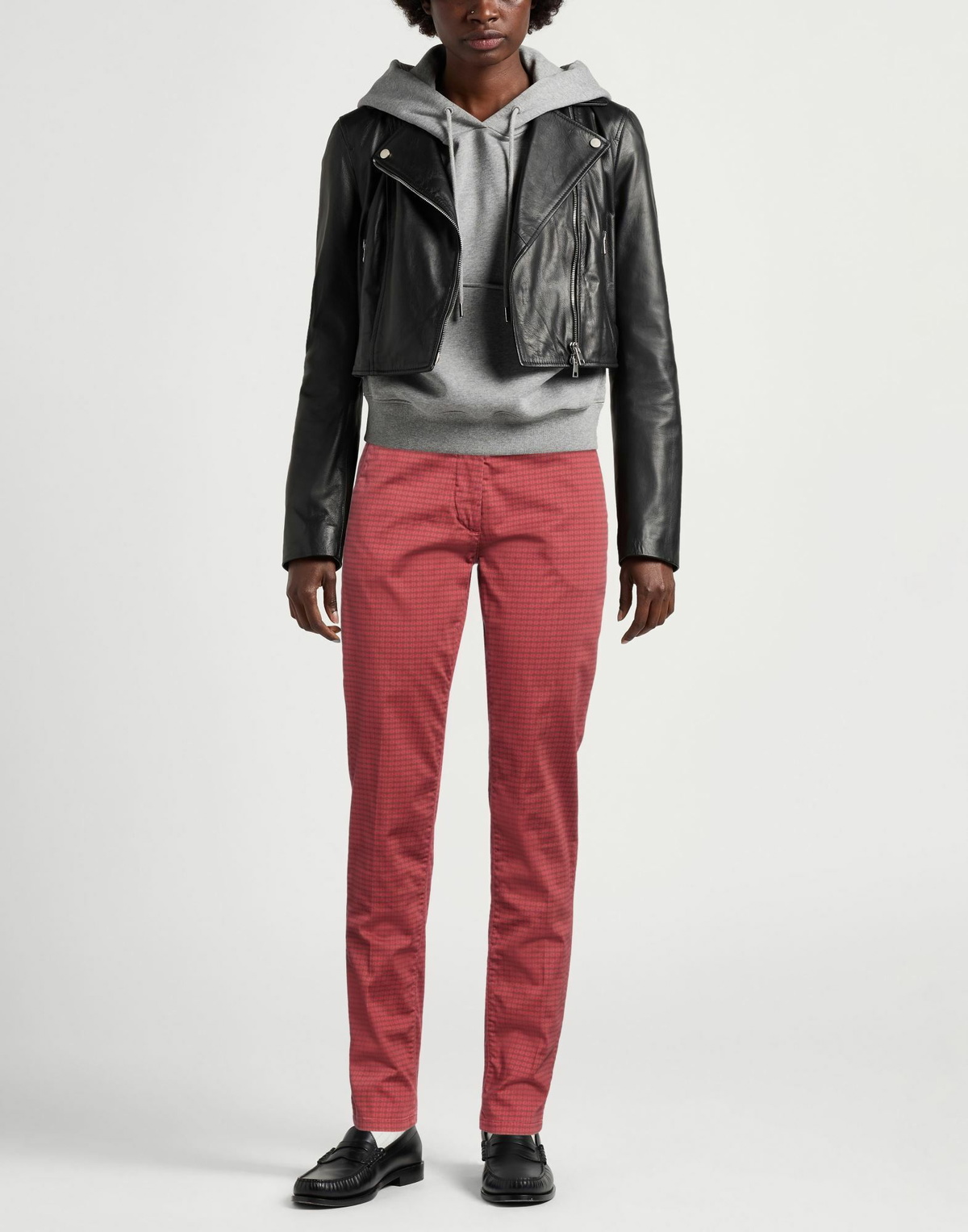 Boglioli Womens Pants Burgundy