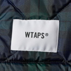 WTAPS Men's Chief 02 Check Quilted Coach Jacket in Green