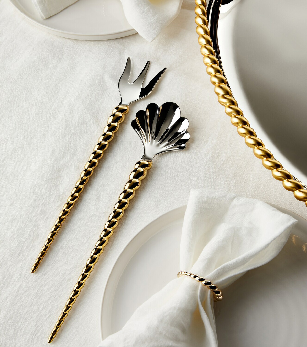 L'Objet x Jessica McCormack stainless steel serving set