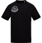 Moncler Genius - 2 Moncler 1952 Logo-Appliquéd Cotton-Jersey T-shirt - Black