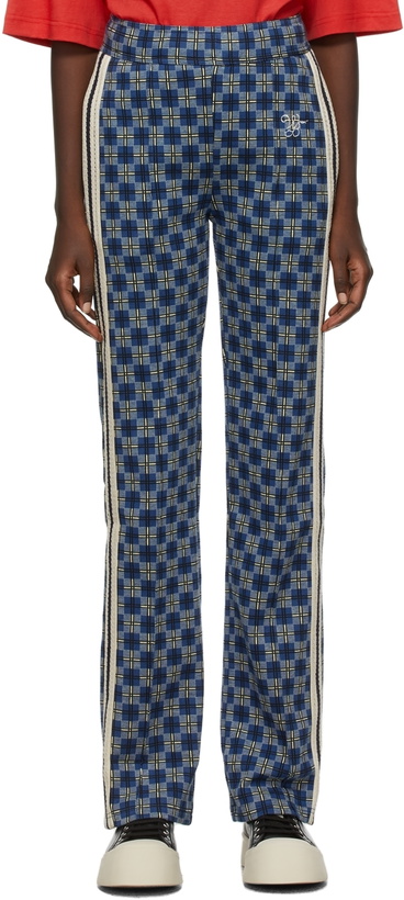 Photo: Wales Bonner Blue Cotton London Lounge Pants