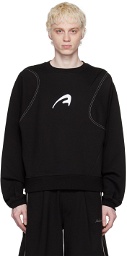 ADER error Black A-Peec Sweatshirt