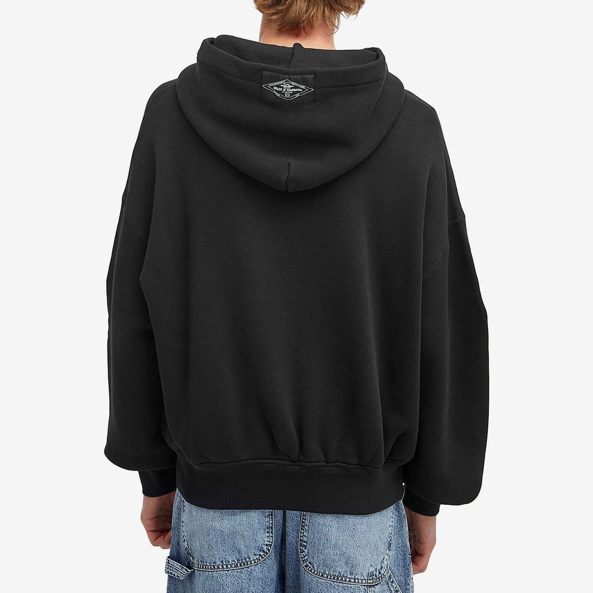 【送関込】Dolce & Gabbana Milano 1984 Print Hoodie Dolce & Gabbana Men's Milano 1984 Print Hoodie in Black