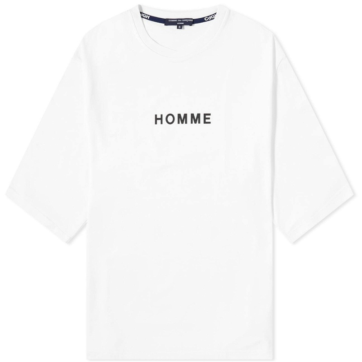 Photo: Comme Des Garçons Homme Men's Homme T-Shirt in White/Black