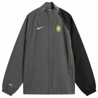 Nike Brazil Reissue Track Jacket in Grey/Yellow/White