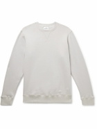 Kingsman - Logo-Embroidered Cotton and Cashmere-Blend Jersey Sweatshirt - Gray