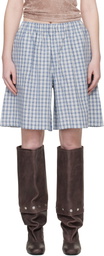 Baserange Blue Claude Shorts