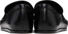 Jil Sander Black D-Ring Loafers