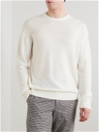 Johnstons of Elgin - Cashmere Sweater - White