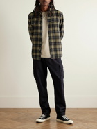 James Perse - Lagoon Checked Cotton-Flannel Shirt - Green