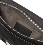 Givenchy - Downtown Leather-Trimmed Shell Messenger Bag - Black