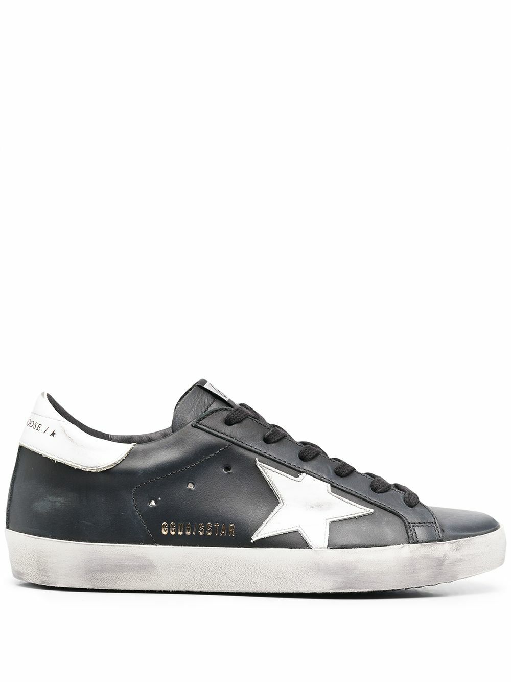 GOLDEN GOOSE - Super-star Leather Sneakers Golden Goose Deluxe Brand