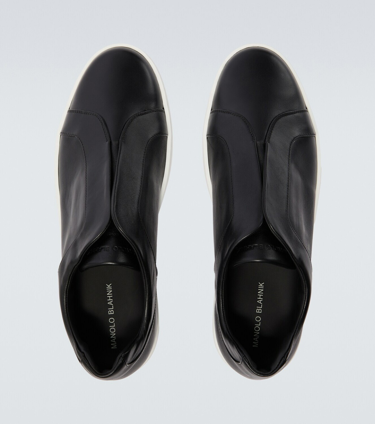 Manolo Blahnik Agilio leather sneakers