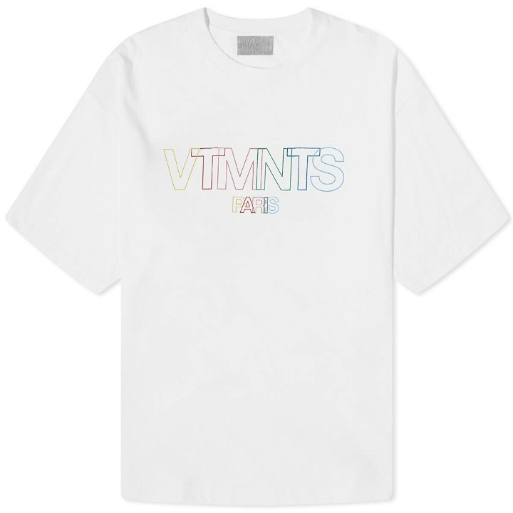 Photo: VTMNTS Men's Outline Logo T-Shirt in White