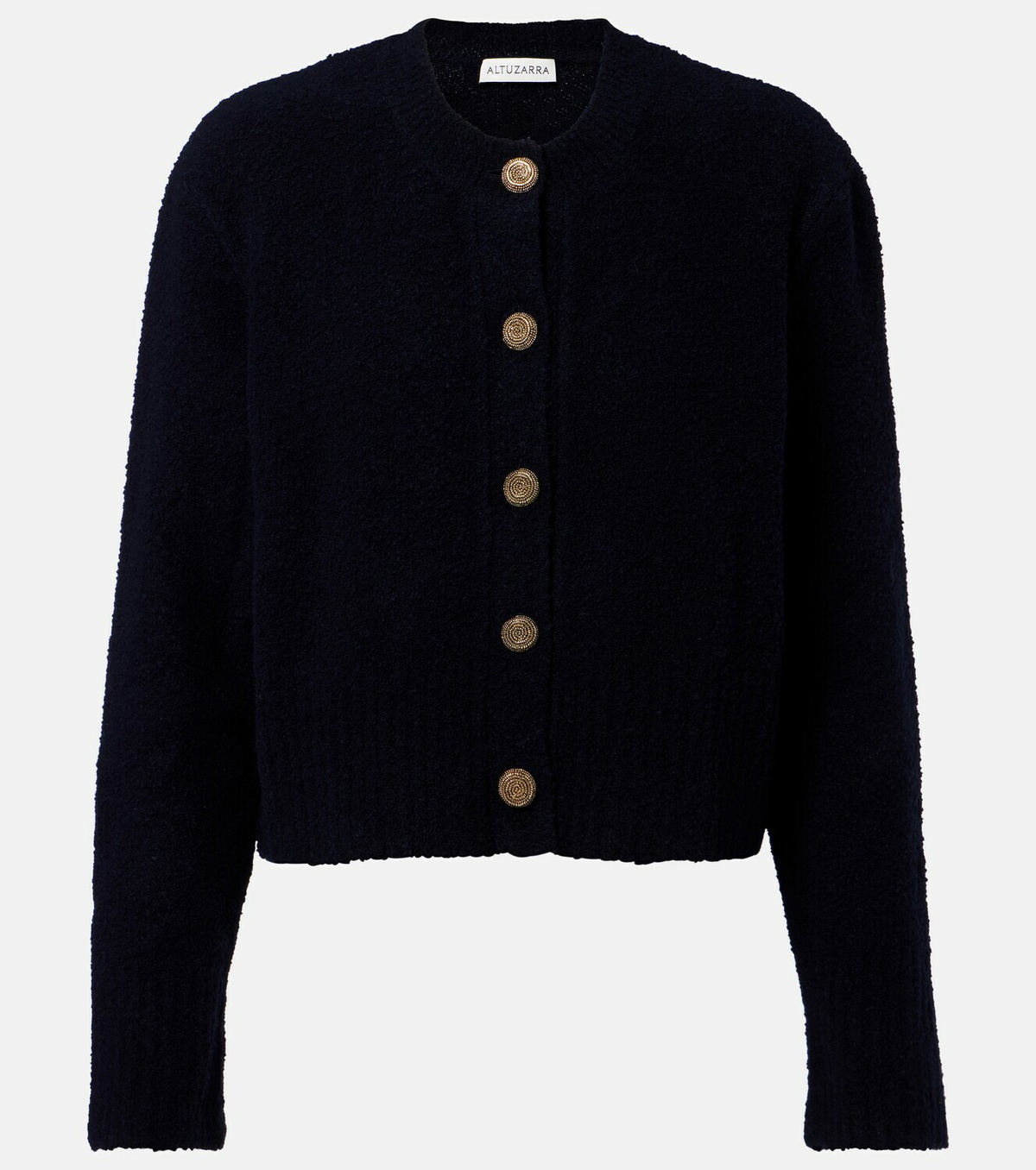 Altuzarra Harris cropped wool-blend cardigan