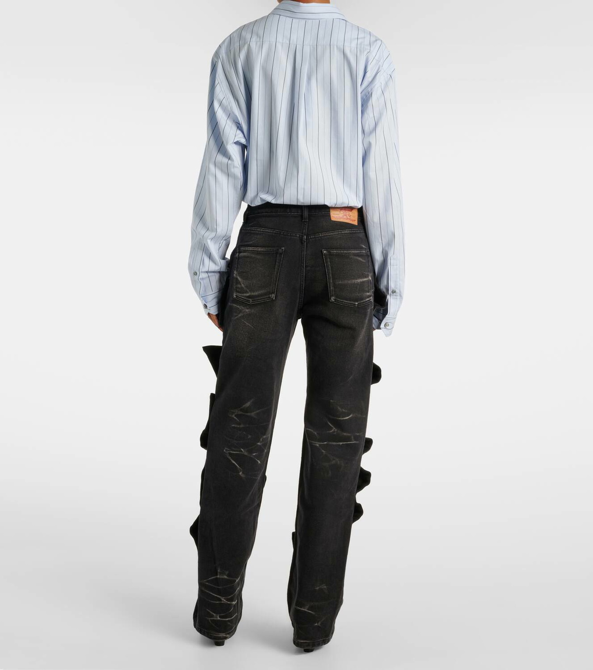 Y/Project Paneled straight jeans